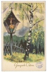 Marterl unter Birken