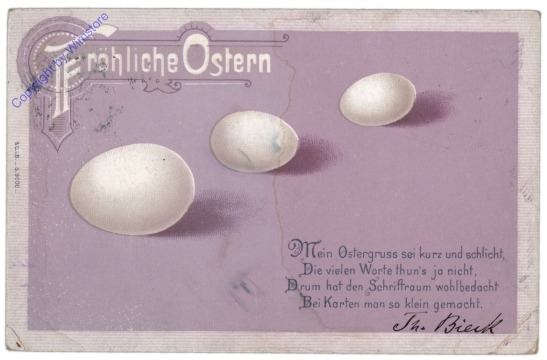 Eier, Vers