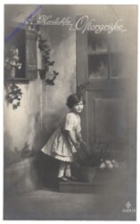 ak109452 Mädchen mit Korb