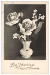 Blumenvase, Geburtstag