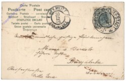 Briefträger mit Glückspost