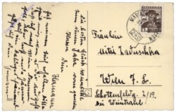 ak109620a Skiläufer beim Aufstieg