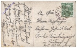 Kinder mit einem Geldsack, Münzen und Kleeblatt, Reliefkarte