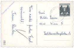 ANU 7676: Kutsche fährt zum verschneiten Dorf