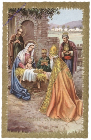 Krippenszene mit Hl. Drei Könige