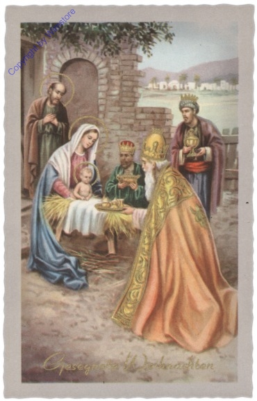 Krippenszene mit Hl. Drei Könige