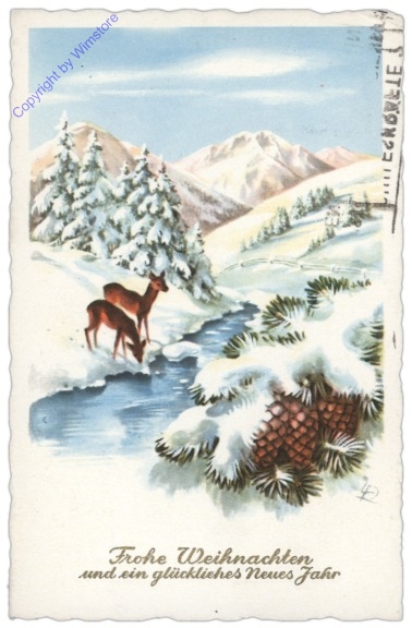 Rehe am Bach