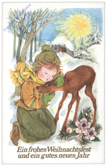 Gisela: Mädchen umarmt Reh