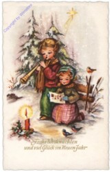 ak109753 Kinder musizieren im Wald