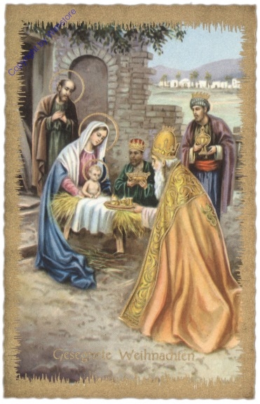 Krippenszene mit Hl. Drei Könige