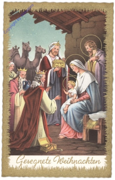 Krippenszene mit Hl. Drei Könige