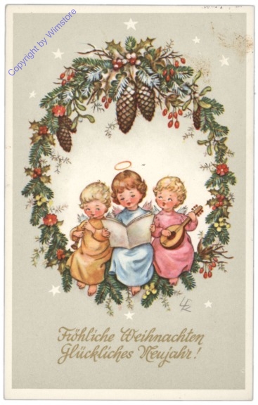 Engerln musizieren im Kranz