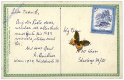 Mann mit Baum und Reh