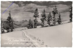 Weg durch den Schnee