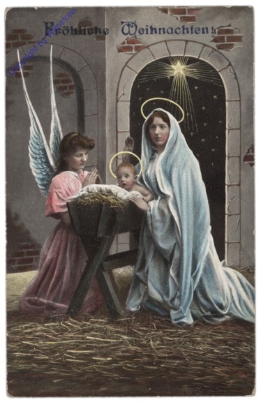 Maria, Jesus und Engel