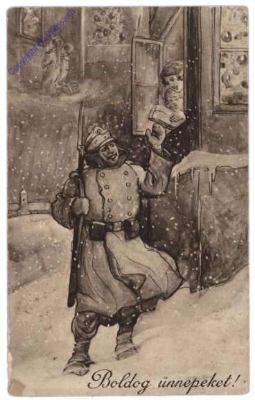 Soldat verabschiedet sich