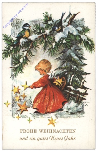 ak110036 Engerl mit Sternen