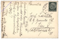 ak110047a Verschneiter Zweig mit Glocke