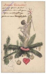 Engerl zündet Kerze an