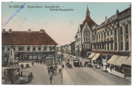 Straßenbahn in Temesvar, Fabrik-Hauptplatz