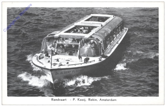 Dr. Albert Plesman, Rondvaart, P. Kooji, Rokin, Amsterdam