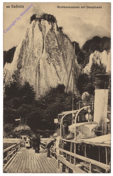 Dampfyacht, Stubbenkammer, Saßnitz