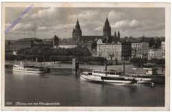 Mainz am Rhein, von der Straßenbrücke