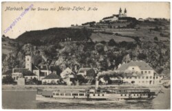 Marbach, mit Maria Taferl und Dampfer