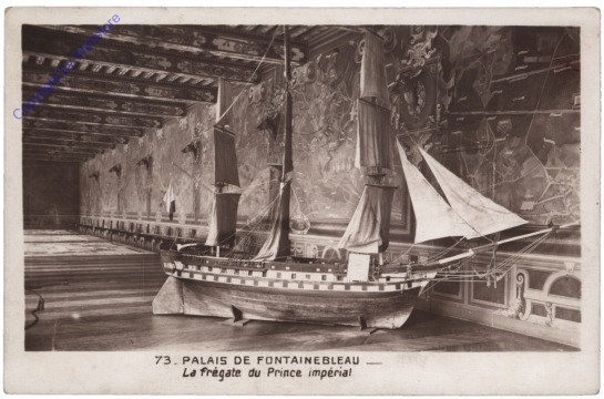 Die Fregatte des kais. Prinzen, Palais de Fontainebleau