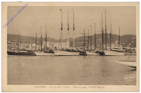 Die großen Yachten in Cannes