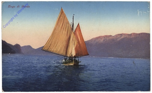 Segelschiff am Gardasee