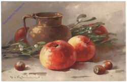 Äpfel und Nüsse