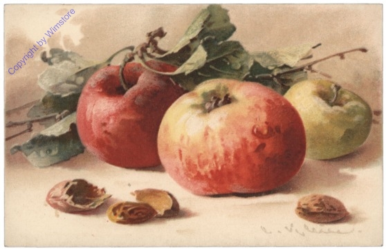 Äpfel und Nüsse