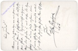 Weiss blühender Zweig, Glückwunschkarte