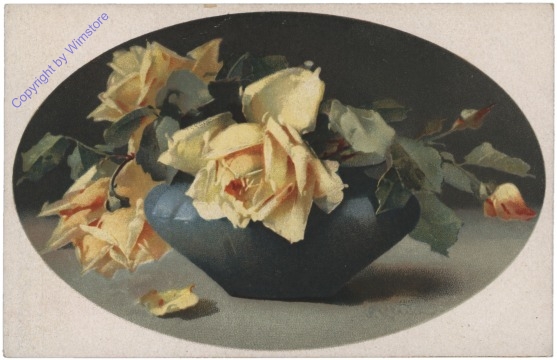 Rosen (gelb) in Vase