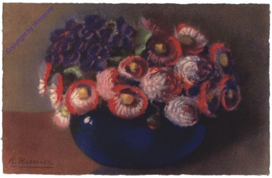 Verschiendene Blumen in Vase