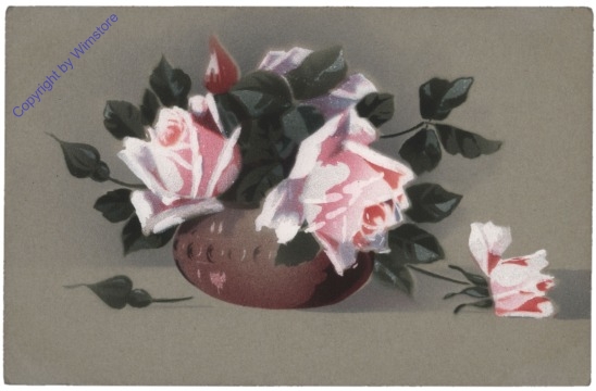 Rosen (rosa) in Schale