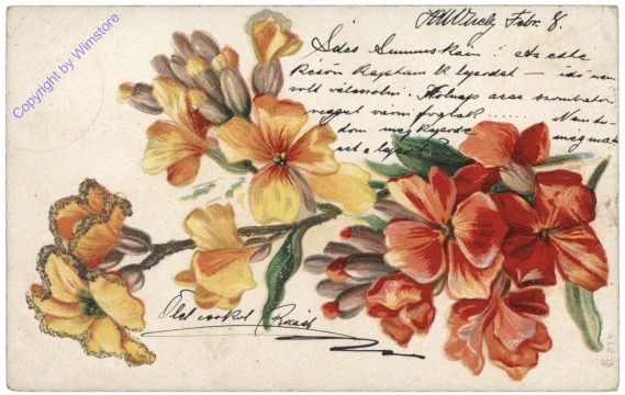 Blumen, rot und gelb