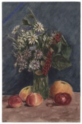 Stillleben mit Blumen und Früchten