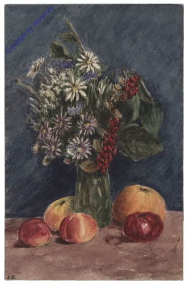 Stillleben mit Blumen und Früchten