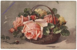 Rosen im Korb