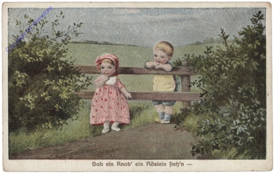Sah ein Knab' ein Röslein steh'n...