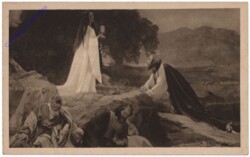 O.-Ammergau 1922, Nr 56 Jesus am Oelberg
