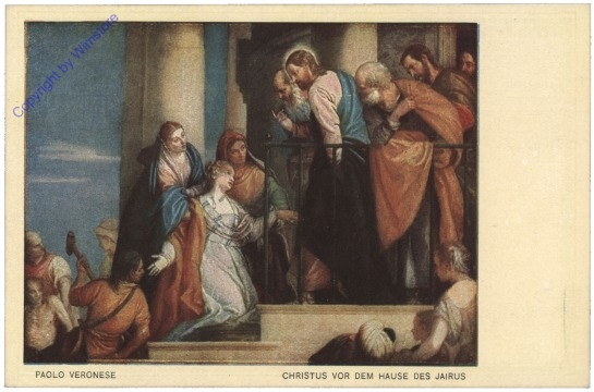 Christus vor dem Hause des Jairus