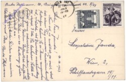 Jesus schreitet über die jetzt mit Dornen und Leiden umkränzte Welt