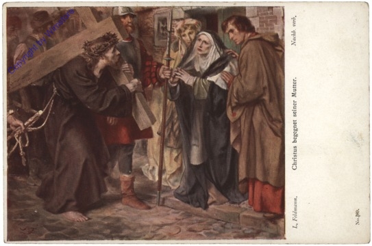 Christus begegnet seiner Mutter