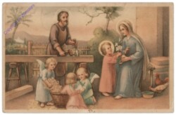 Die heilige Familie mit Engerln