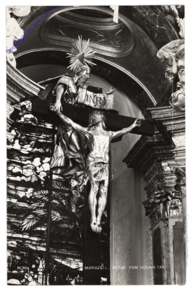 Detail vom Hochaltar in Mariazell