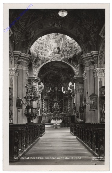 Maria Trost bei Graz, Innenansicht der Kirche