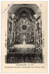 Fuchsmühl, Wallfahrtskirche, Gnadenaltar